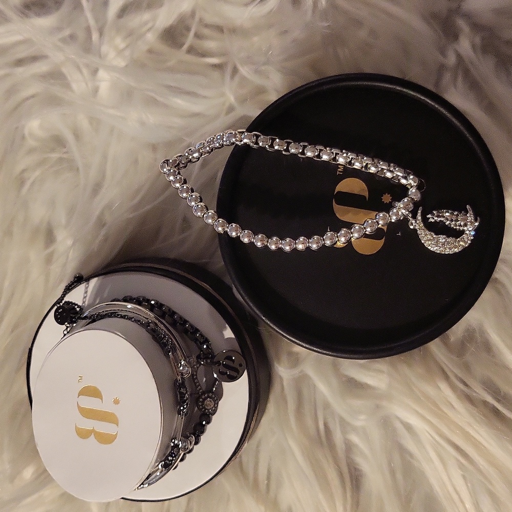 🖤🤍 GORGEOUS Bomb Party Stacks Collection 2024 🩶🖤 "Mystical Nights" Bracelets - Picture 2 of 7